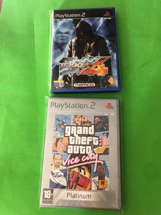 2 Juegos PS2: Tekken 4 y GTA Vice City