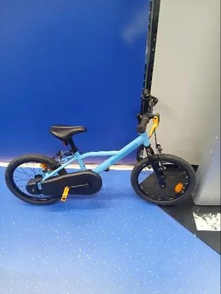 Bicicleta Niños 16 Pulgadas 4-6 Años Discover 500 Azul
