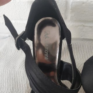 Tacones plataforma negros