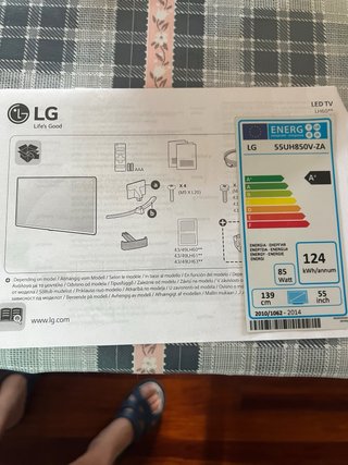 TV LG 55 Negro/Plata