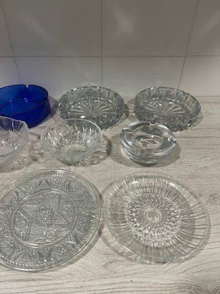 Ceniceros y cuencos vintage de cristal