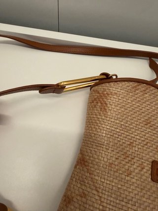 Borsa Coccinella paglia e cuoio