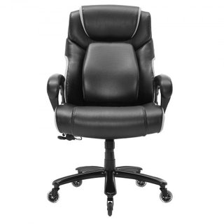Silla de Oficina Ejecutiva de Alta Resistencia con Soporte Lumbar Ajustable de Última Generación para Largas Horas, Silla de Oficina Grande y Alta de 400 lbs, Base de Metal Fuerte y Ancha con Rued...