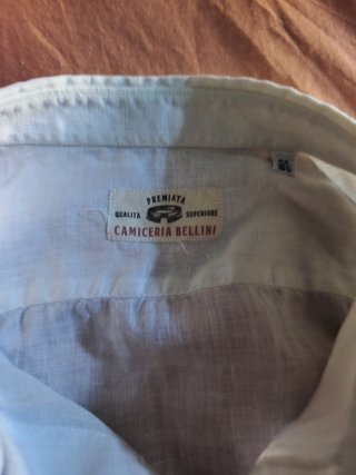 Camicia Lino Uomo Bianca Camiceria Bellini