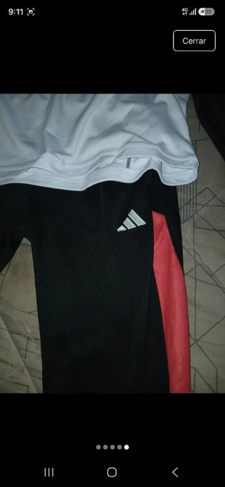 Chándal Juventus Adidas Negro/Rojo