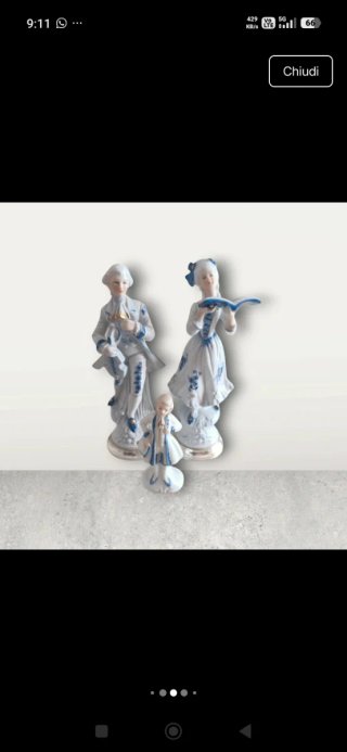 Porcellane Echi di Venezia: Coppia e Bambini