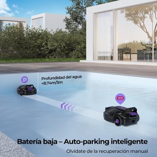 Robot Limpiafondos Piscina Doble Motor hasta 100m²