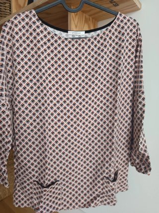 Blusa Stradivarius Blanca Talla S