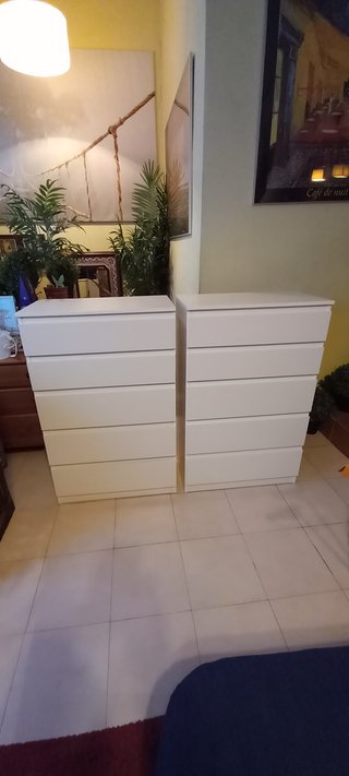 Cómoda cajonera blanca 10 cajones