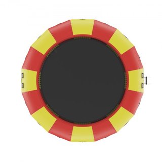 Bouncer de Agua Inflable, Trampolín Recreativo de Agua de 17 pies, Plataforma de Salto Portátil con Escalera de 5 Pasos y Bomba de Aire Eléctrica, Rebotador Flotante para Niños y Adultos para Pisc...