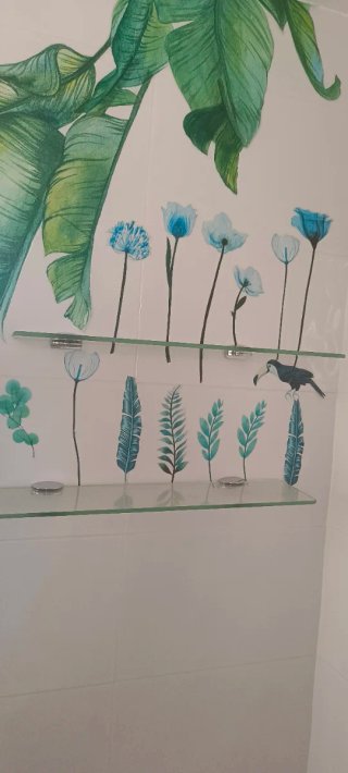 Baldas Cristal 50x12cm + Soportes (Nuevas)