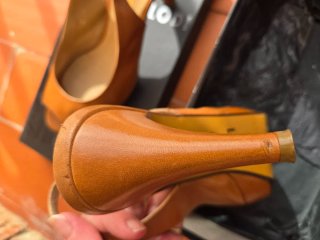 Lodi Peep Toe Camel
