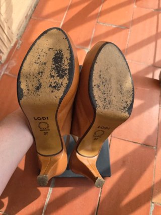 Lodi Peep Toe Camel