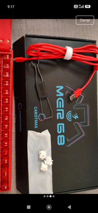 Irok MER68 Max Teclado Mecánico Rojo