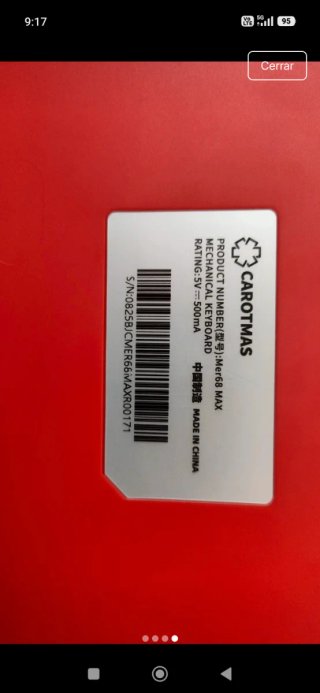 Irok MER68 Max Teclado Mecánico Rojo