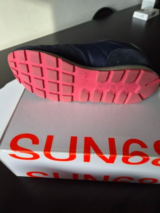 Scarpe donna SUN68 blu e rosa
