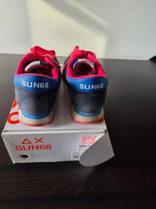 Scarpe donna SUN68 blu e rosa