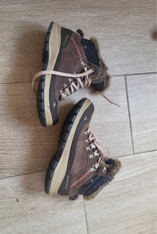 Botas de montaña Quechua marrones talle 36 EU
