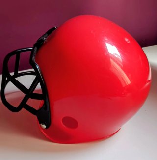 Casco de fútbol americano para disfraz.