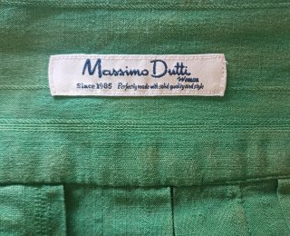 Falda Massimo Dutti verde