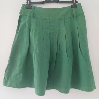 Falda Massimo Dutti verde