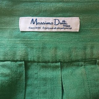 Falda Massimo Dutti verde