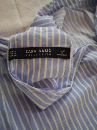 Vestido Zara Rayas Talla M