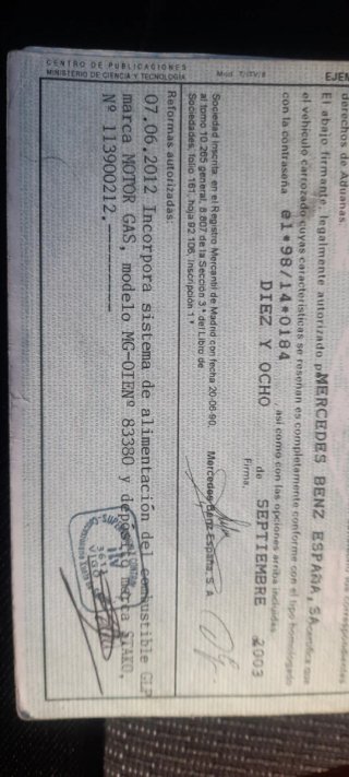 Mercedes-Benz  CLK 200 K con GLP