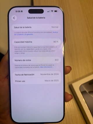 iPhone 16 Pro Max 256GB Blanco