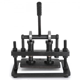 Máquina de Corte de Cuero 260x150mm Cortadora Manual de Troqueles Máquina de Embossing de Cuero de Alta Resistencia Prensa Manual Molde Troquel de Cuero Máquina de Corte de Artesanía de Cuero para...