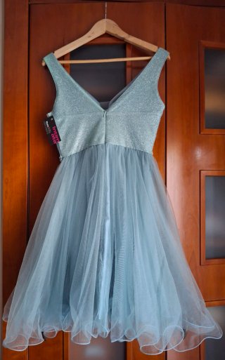 Vestido de fiesta azul