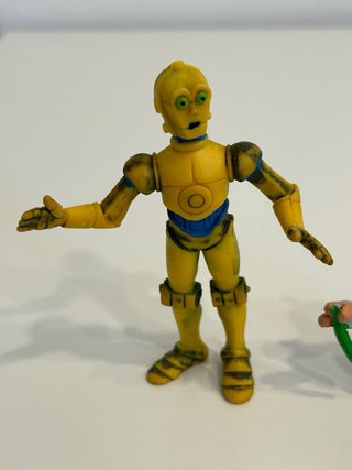 Figuras PVC Cómics España C3-po e Ewoks (Kneesaa)