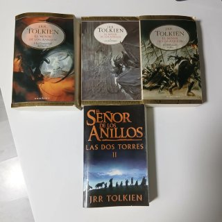 LOTE DE LIBROS EL SEÑOR DE LOS ANILLOS