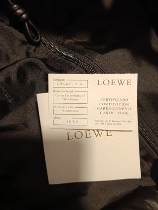 Bolso Loewe Negro Piel