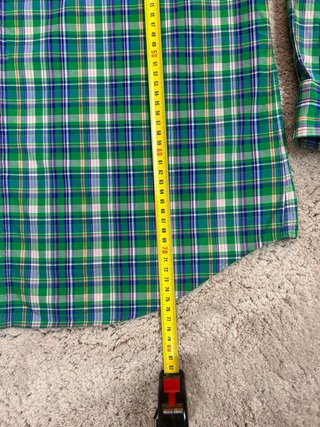 Camisa Polo Ralph Lauren cuadros verde Talla L