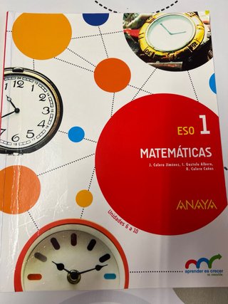 Libros Matemáticas 1 Eso Santillana