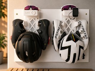 Soporte personalizado equipo bicicleta; Casco, etc