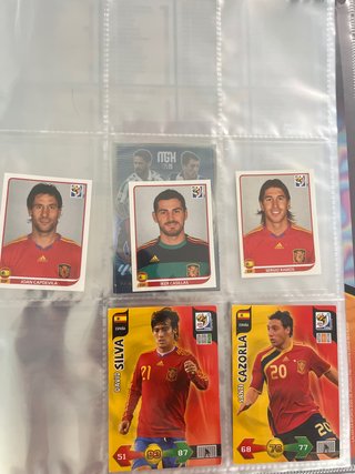 Cromos Panini España Sudáfrica 2010