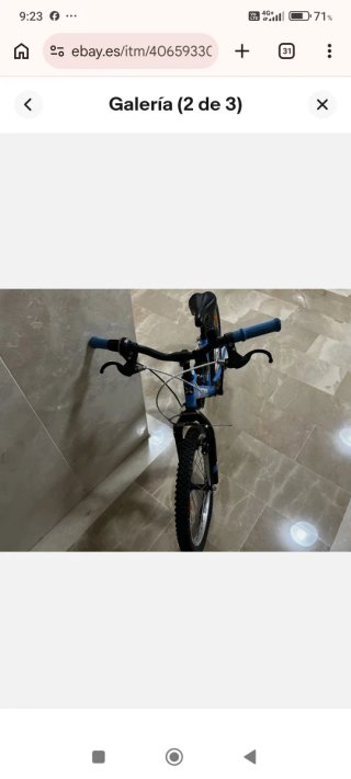 Bicicleta Btwin Azul