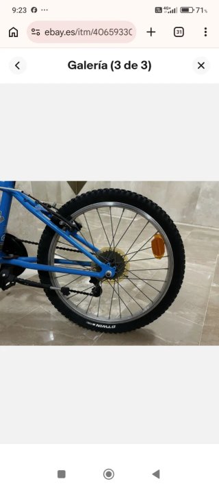 Bicicleta Btwin Azul
