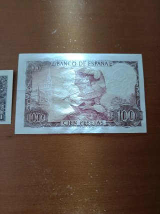Lote 2 billetes antiguos españoles