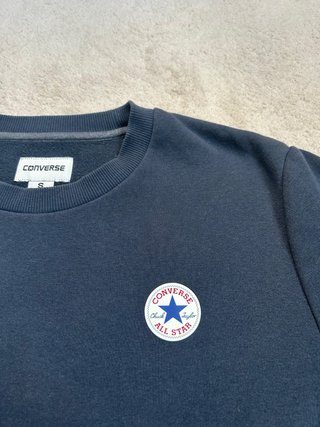 Sudadera Converse Azul Marino Talla S