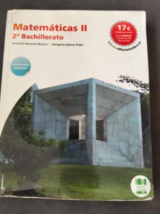 Libros de texto de segundo de bachillerato