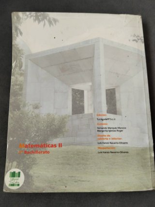 Libros de texto de segundo de bachillerato