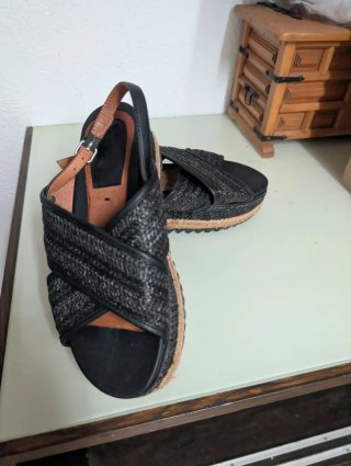 Sandalias Giseppo Negras Talla 36