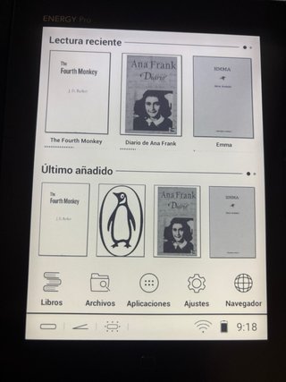 E-reader Energy Sistem Pro HD Negro