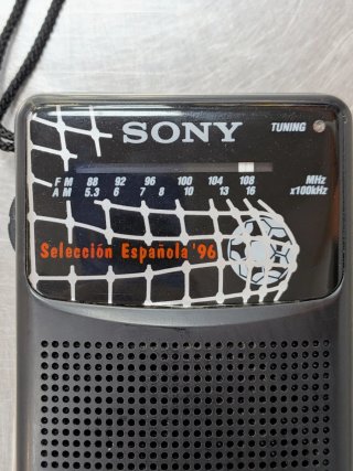Radio AM/FM Sony ICF-S14 (Selección Española '96)