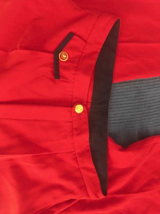 Pantalón Burberrys Talla 44 Rojo Mujer