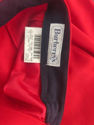 Pantalón Burberrys Talla 44 Rojo Mujer