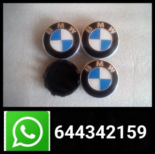 Tapabujes BMW A-B 56mm centro rueda llanta logo